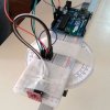 Montagem da placa Arduino e sensor de UV para efetuar medições.